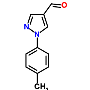 1-对甲苯-1H-吡唑-4-甲醛结构式_337957-59-2结构式