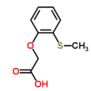 2-[2-(Methylthio)phenoxy]acetic acid Structure,3395-40-2Structure