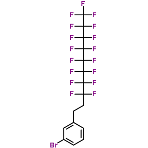 1-Bromo-3-(heptadecafluorodecyl)benzene Structure,340157-97-3Structure