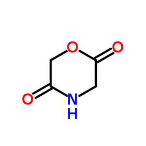 吗啉-2,5-二酮结构式_34037-21-3结构式