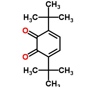 3,6-Di-tert-butyl-1,2-benzoquinone- Structure,34105-76-5Structure