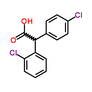 2,2-(2-Chlorophenyl-4’-chlorophenyl)acetic acid Structure,34113-46-7Structure