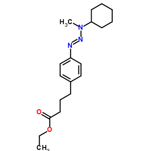 Ethyl 4-[4-(cyclohexyl-methyl-amino)diazenylphenyl]butanoate Structure,34153-45-2Structure