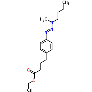 Ethyl 4-[4-(butyl-methyl-amino)diazenylphenyl]butanoate Structure,34153-52-1Structure