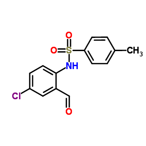 N-(4-chloro-2-formylphenyl)-4-methyl benzenesulfonamide Structure,34159-03-0Structure