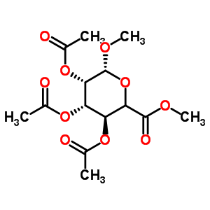 Methyl 2,3,4-tri-o-acetyl-beta-d-glucuronic acid methyl ester Structure,34213-34-8Structure