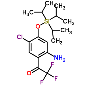 2-Trifluoroacetyl-4-chloro-5-triisopropylsilyloxyaniline Structure,342621-21-0Structure