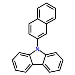 9-(2-萘)咔唑结构式_34292-03-0结构式