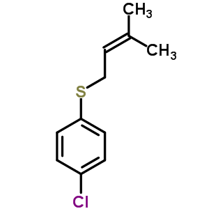 1-Chloro-4-[(3-methyl-2-butenyl)thio] benzene Structure,343336-94-7Structure