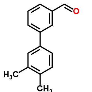 3,4-Dimethylbiphenyl-3-carbaldehyde Structure,343604-07-9Structure