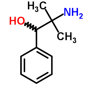 Benzenemethanol, a-(1-amino-1-methylethyl)- Structure,34405-42-0Structure