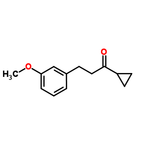 Cyclopropyl 2-(3-methoxyphenyl)ethyl ketone Structure,344334-33-4Structure