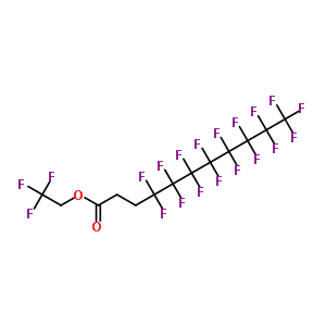 2,2,2-Trifluoroethyl 2h,2h,3h,3h-perfluoroundecanoate Structure,344580-04-7Structure