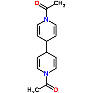 1-[4-(1-乙酰基-4H-吡啶-4-基)-4H-吡啶-1-基]乙酮结构式_3451-88-5结构式