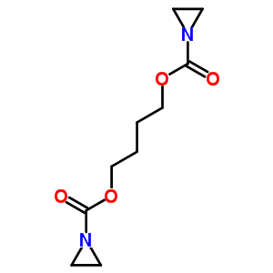 4-(氮丙啶-1-羰基氧基)丁基 氮丙啶-1-羧酸结构式_3452-74-2结构式