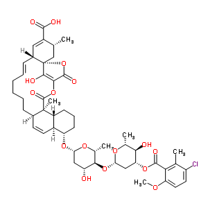 氯丝菌素结构式_34707-92-1结构式