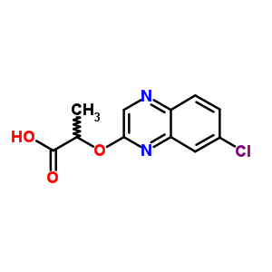 2-[(7-Chloro-2-quinoxalinyl)oxy]propanoic acid Structure,347162-50-9Structure