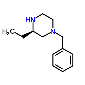 (R)-3-n-苄基-2-乙基哌嗪结构式_347195-55-5结构式