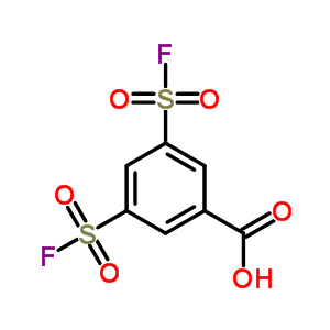 3,5-Bis(fluorosulfonyl)benzoic acid Structure,3473-90-3Structure