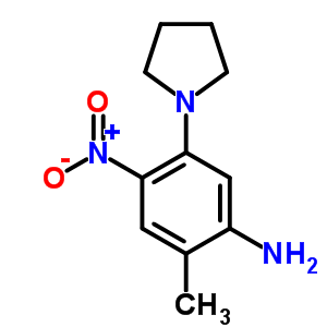 2-Methyl-4-nitro-5-pyrrolidin-1-yl-phenylamine Structure,347355-84-4Structure