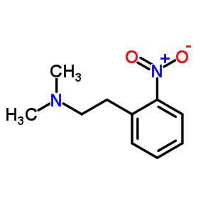 N,n-dimethyl-2-(2-nitrophenyl)ethanamine Structure,3478-91-9Structure