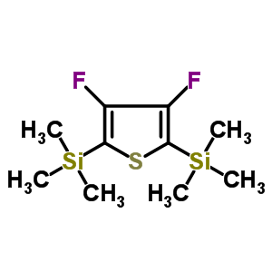 3,4-Difluoro-2,5-bis(trimethylsilyl)thiophene Structure,347838-12-4Structure