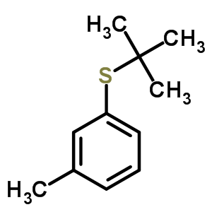 Tert-butyl (m-tolyl) sulfide Structure,34786-26-0Structure