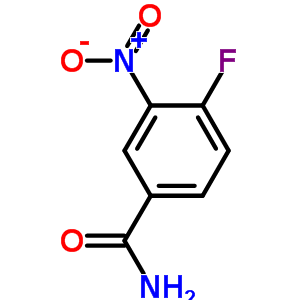 4-氟-3-硝基苯甲酰胺结构式_349-02-0结构式