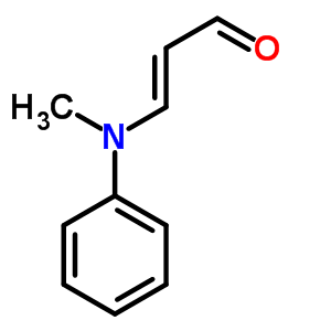 Trans 3-(n-methylanilino)acrolein Structure,34900-01-1Structure