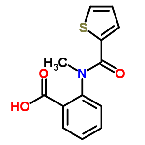 2-[Methyl(thien-2-ylcarbonyl)amino]benzoic acid Structure,351000-22-1Structure