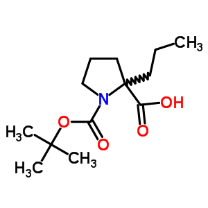 Boc-a-propyl-dl-proline Structure,351002-88-5Structure