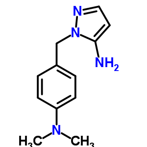 1-[4-(Dimethylamino)benzyl]-1h-pyrazol-5-amine Structure,3524-27-4Structure