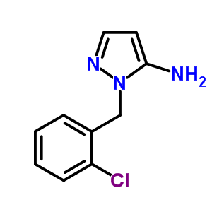 1-(2-Chlorobenzyl)-1h-pyrazol-5-amine Structure,3524-28-5Structure