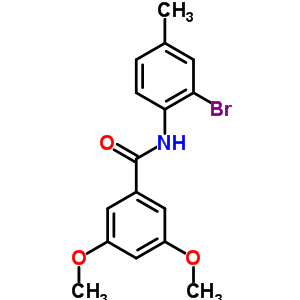 N-(2-bromo-4-methylphenyl)-3,5-dimethoxybenzamide Structure,352688-91-6Structure