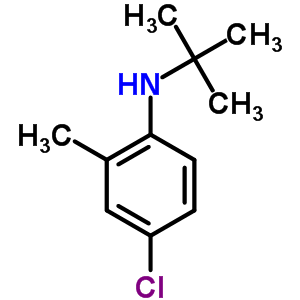 Benzenamine, 4-chloro-n-(1,1-dimethylethyl)-2-methyl- Structure,35347-22-9Structure