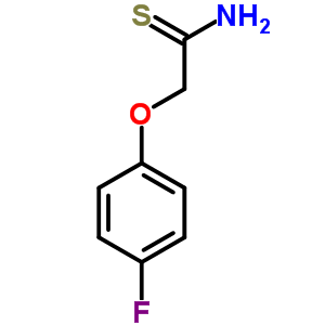 2-(4-Fluorophenoxy)ethanethioamide Structure,35370-93-5Structure