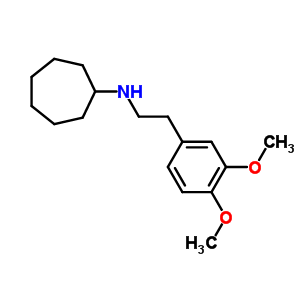 N-[2-(3,4-dimethoxyphenyl)ethyl ]cycloheptanamine Structure,353772-45-9Structure