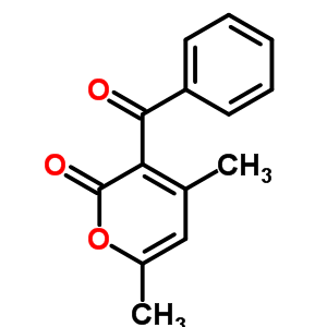 2H-pyran-2-one,3-benzoyl-4,6-dimethyl- Structure,3542-67-4Structure