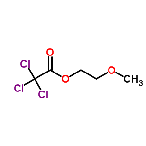 2-Methoxyethyl 2,2,2-trichloroacetate Structure,35449-34-4Structure