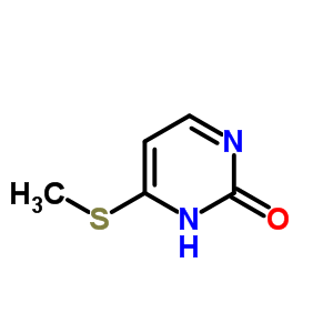 2(1H)-pyrimidinone, 4-(methylthio)-(9ci) Structure,35551-31-6Structure