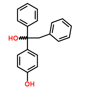 1,2-Diphenyl-1-(4-hydroxyphenyl)ethanol Structure,355803-76-8Structure