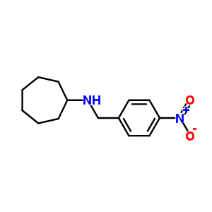 N-(4-硝基苄基)环庚胺结构式_355814-18-5结构式