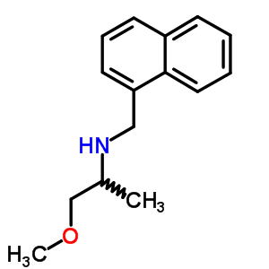 (2-Methoxy-1-methyl-ethyl)-naphthalen-1-ylmethyl-amine Structure,355816-73-8Structure