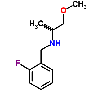 (2-氟-苄基)-(2-甲氧基-1-甲基-乙基)-胺盐酸盐结构式_355817-00-4结构式