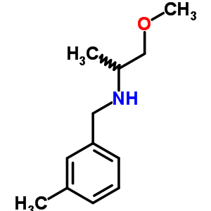 (2-Methoxy-1-methyl-ethyl)-(3-methyl-benzyl)-amine Structure,356092-84-7Structure