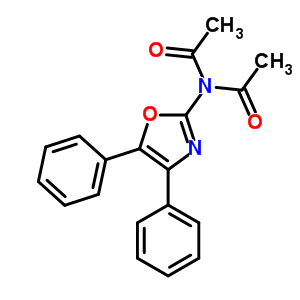 N-acetyl-n-(4,5-diphenyl-2-oxazolyl)acetamide Structure,35629-40-4Structure