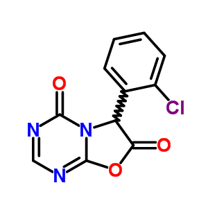 3-(2-氯苯基)-2H-噁唑并[3,2-A]-1,3,5-三嗪-2,4(3H)-二酮结构式_35629-61-9结构式