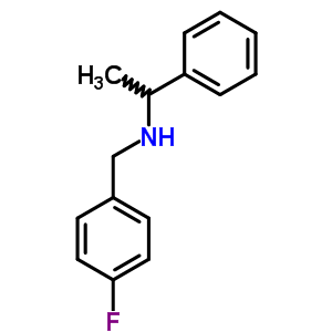 (4-氟-苄基)-(1-苯基-乙基)-胺结构式_356531-62-9结构式