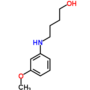 4-(3-甲氧基-苯基氨基)-1-丁醇结构式_356539-28-1结构式