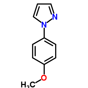 1-(4-甲氧基-苯基)-1H-吡唑结构式_35715-67-4结构式